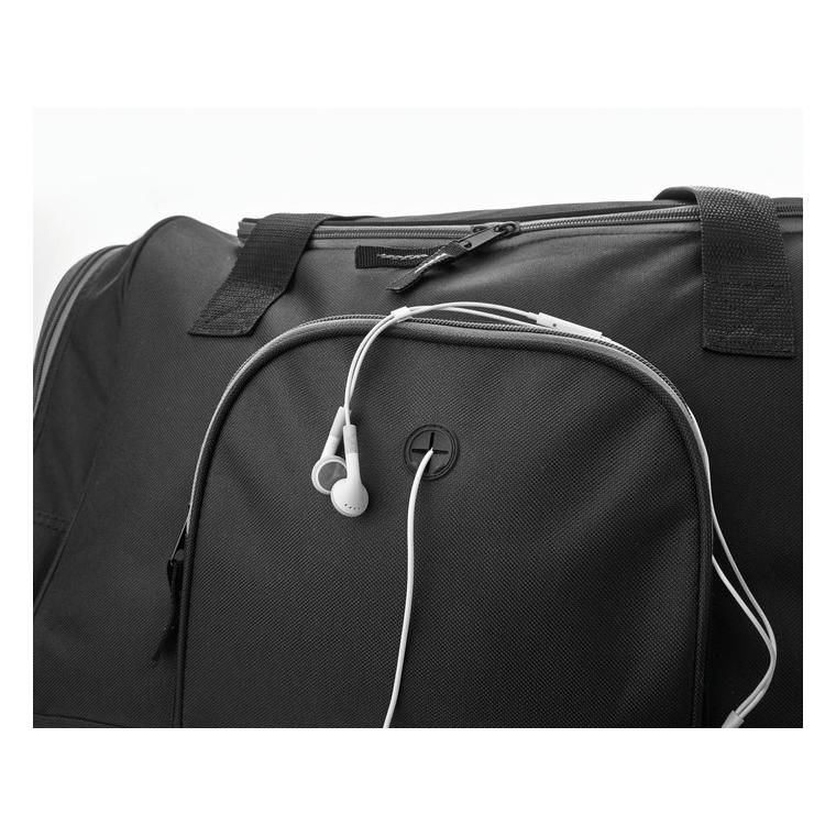 Geantă sport din poliester 600 LEIS Negru