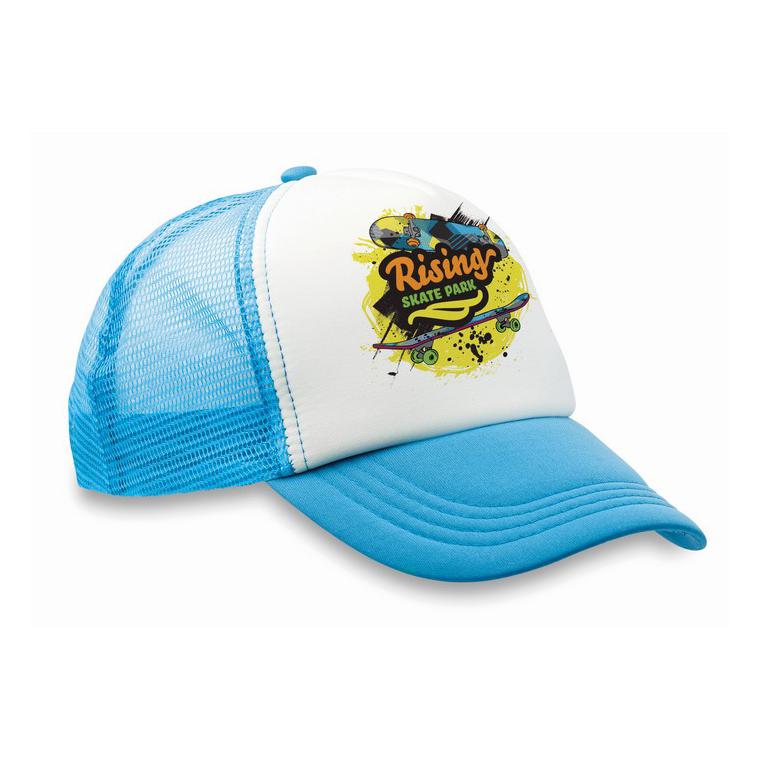 Şapcă din poliester (plasă, în TRUCKER CAP Turquoise