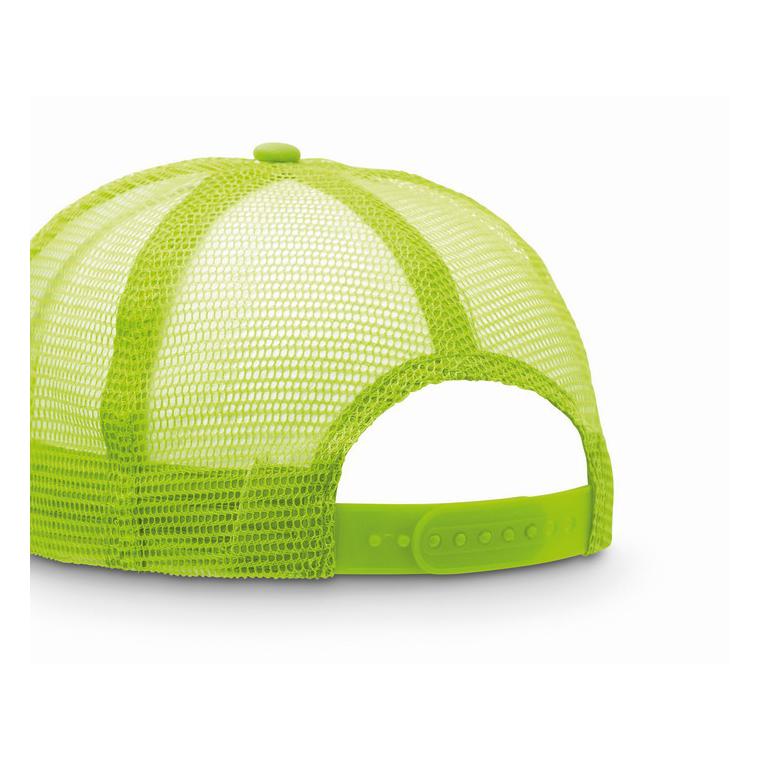 Şapcă din poliester (plasă, în TRUCKER CAP Verde neon