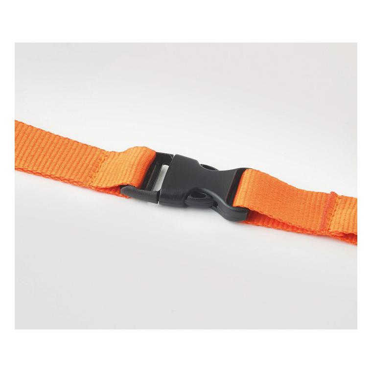 Lanyard cu agăţătoare metalică LANY Portocaliu
