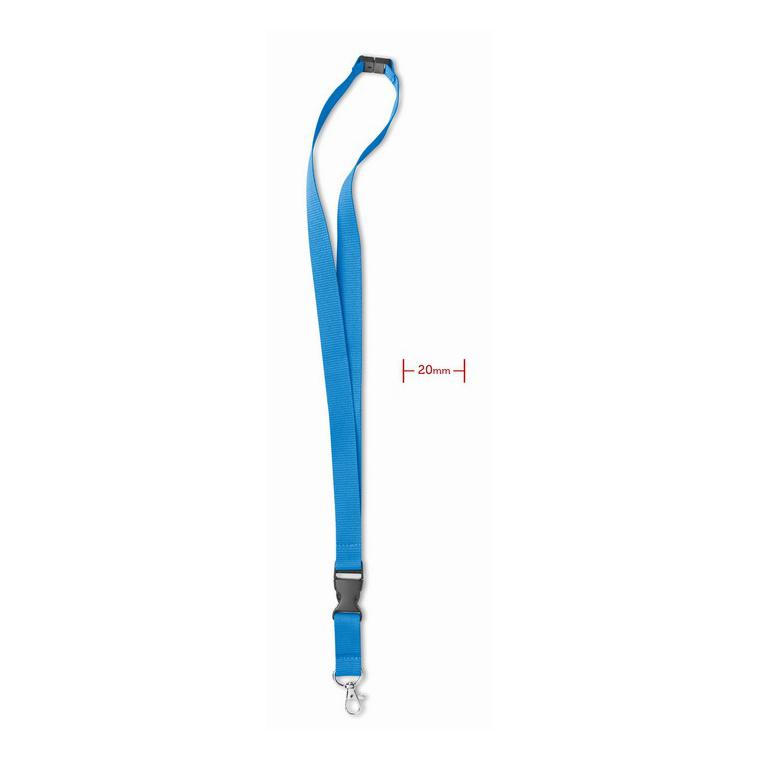 Lanyard cu agăţătoare metalică LANY Turquoise