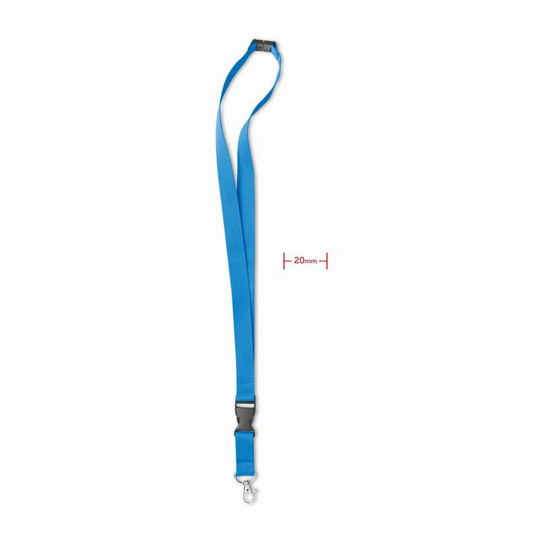 Lanyard cu agăţătoare metalică LANY Turquoise