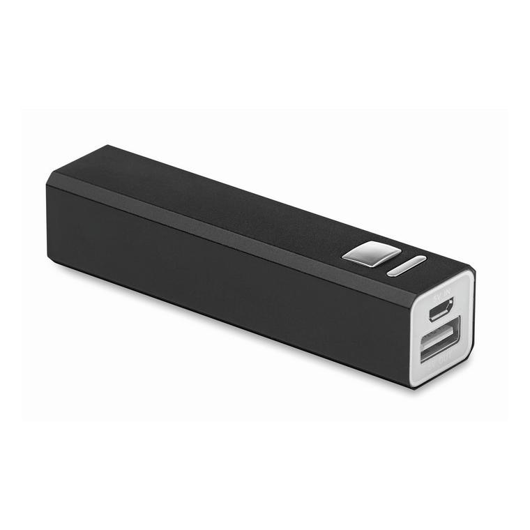 Încărcător din aluminiu POWERALU Negru