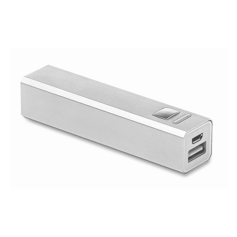 Încărcător din aluminiu POWERALU Argintiu mat