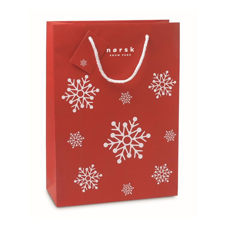 Pungă mare de cadou BOSSA LARGE Roșu