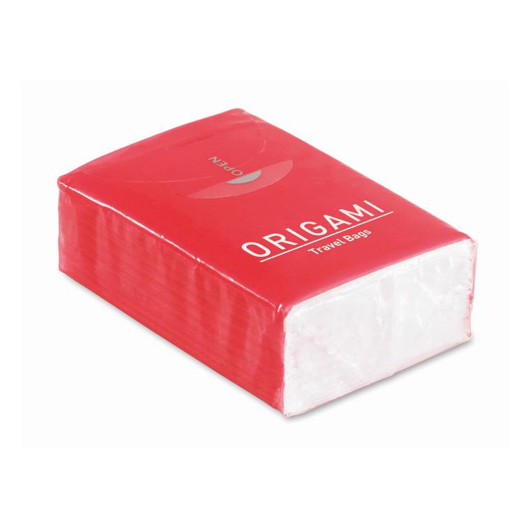 Pachet șervețele mici hârtie SNEEZIE Roșu