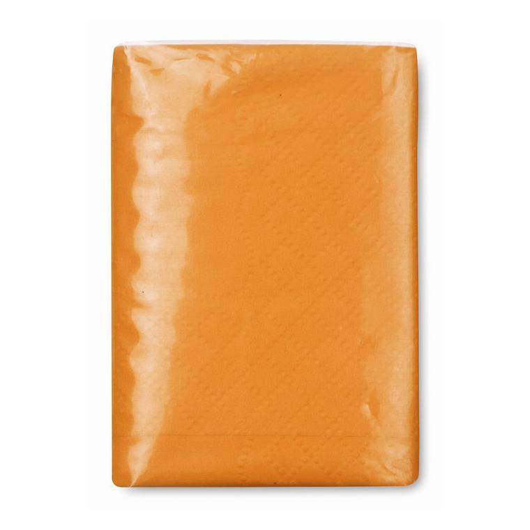 Pachet șervețele mici hârtie SNEEZIE Portocaliu