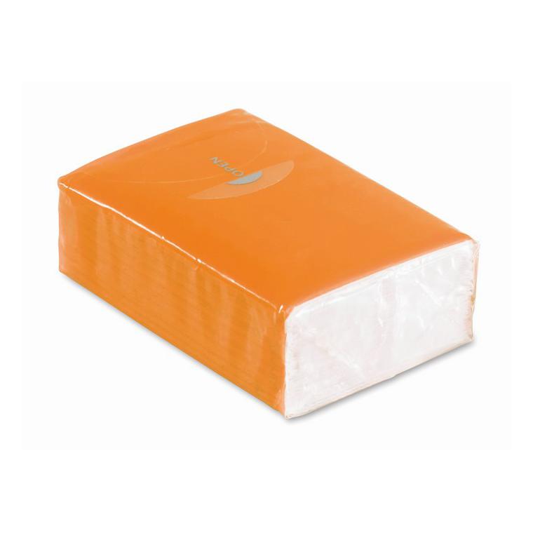 Pachet șervețele mici hârtie SNEEZIE Portocaliu