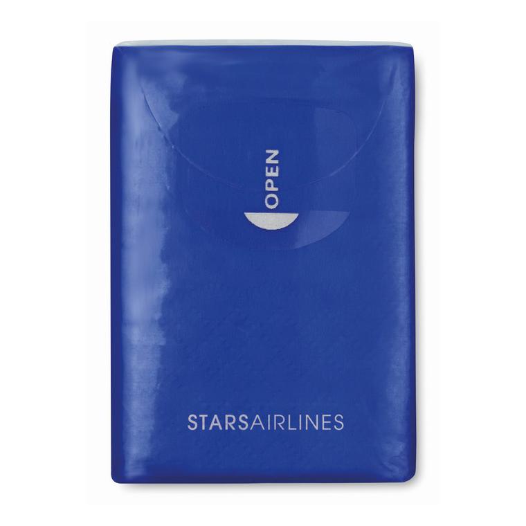 Pachet șervețele mici hârtie SNEEZIE Albastru regal