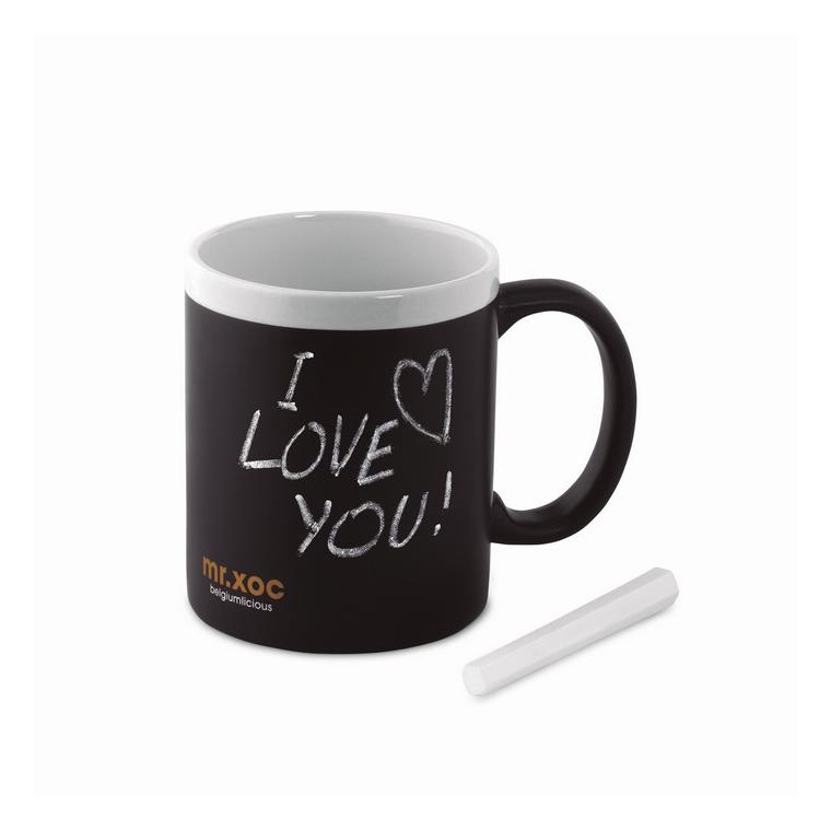 Cană pentru scriere cu cretă CHALCKY Alb