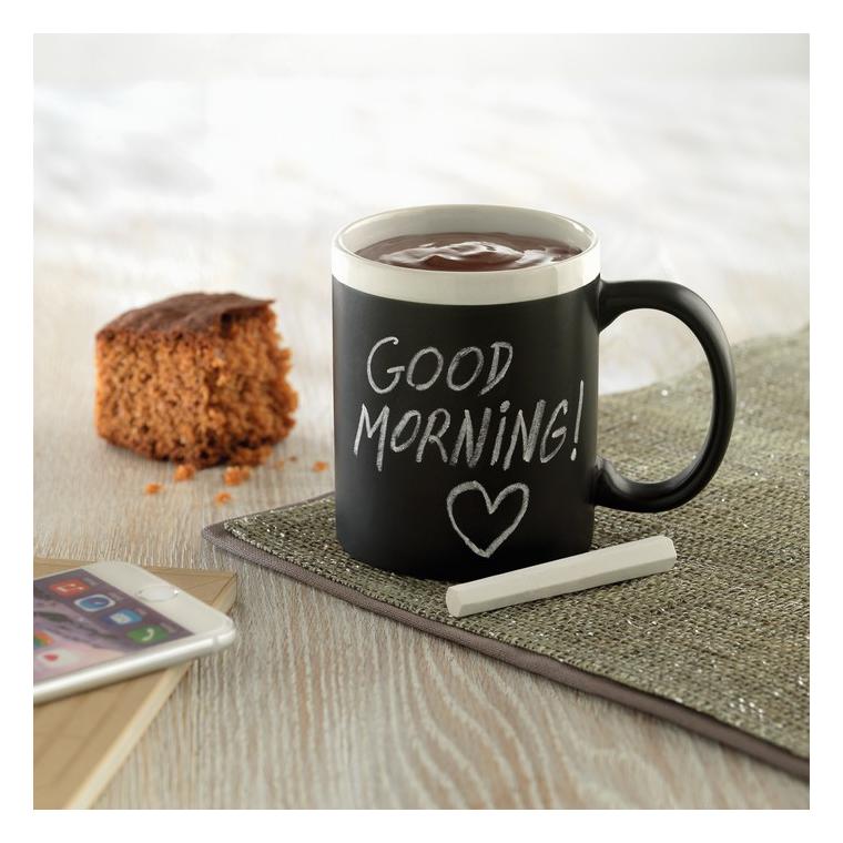 Cană pentru scriere cu cretă CHALCKY Alb