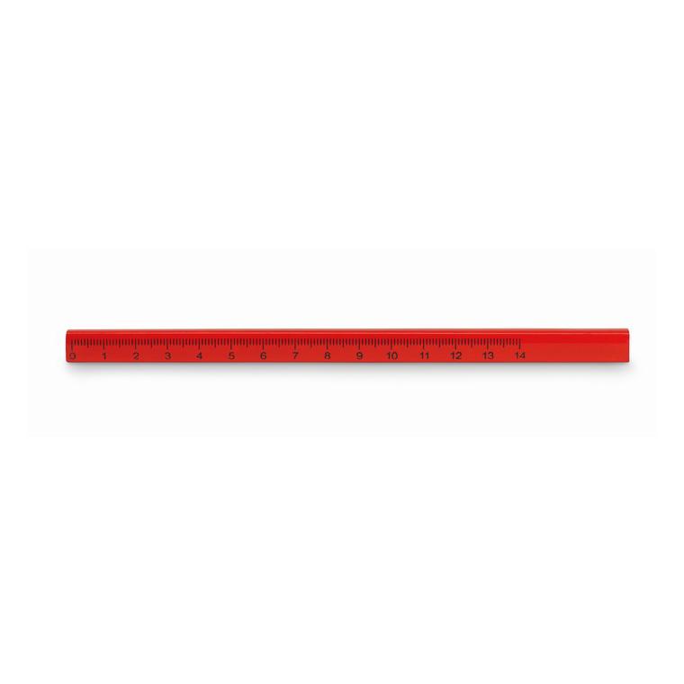 Creion tâmplărie cu gradație MADEROS Roșu