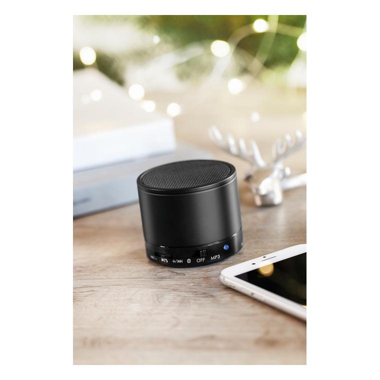 Boxă rotundă wireless ROUND BASS Negru