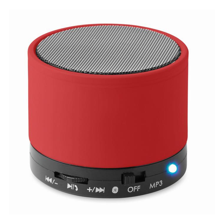 Boxă rotundă wireless ROUND BASS Roșu