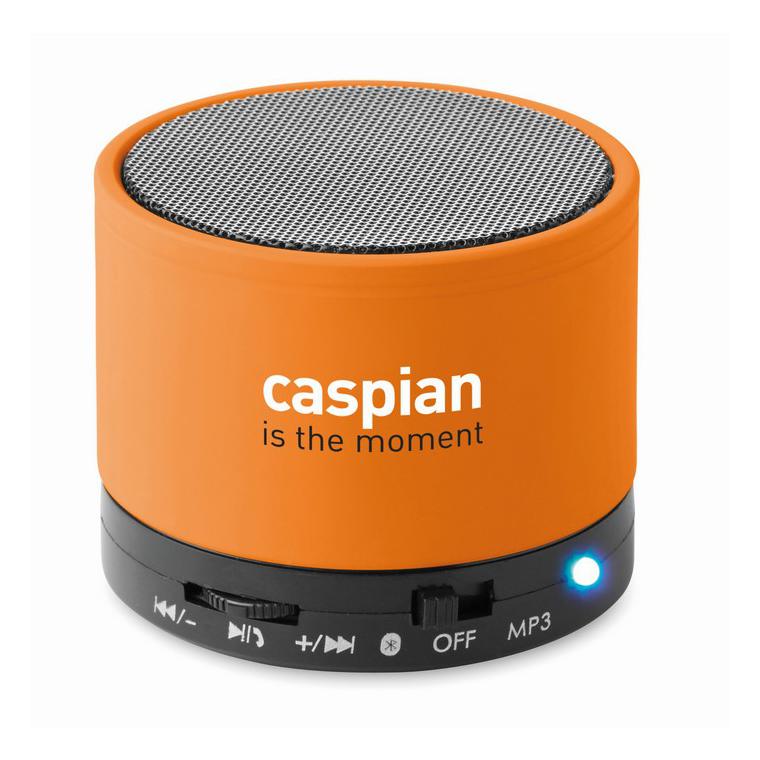 Boxă rotundă wireless ROUND BASS Portocaliu