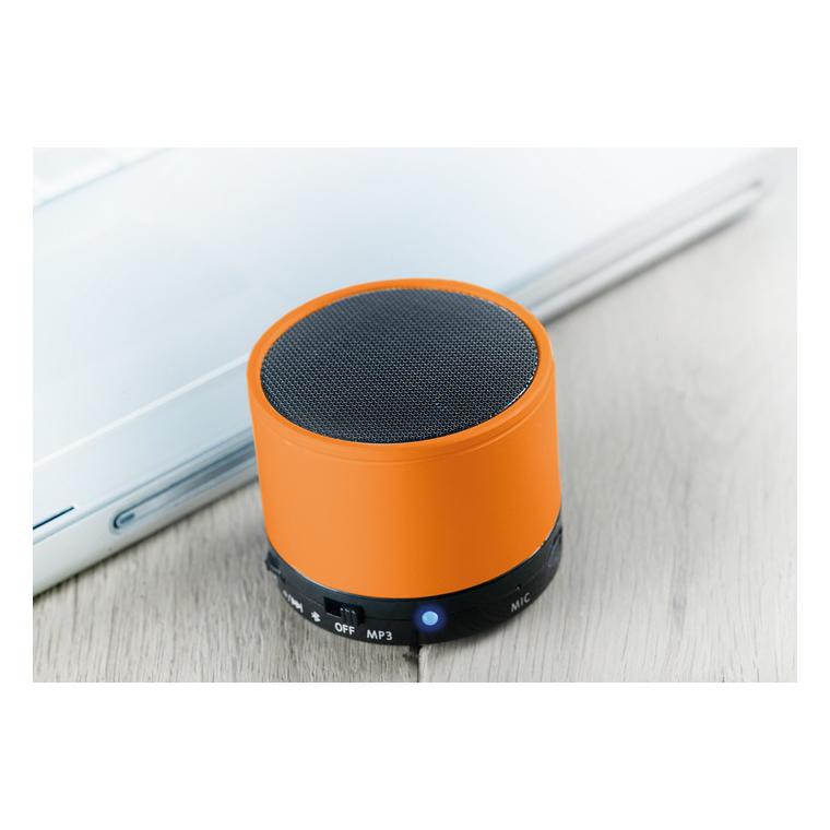 Boxă rotundă wireless ROUND BASS Portocaliu