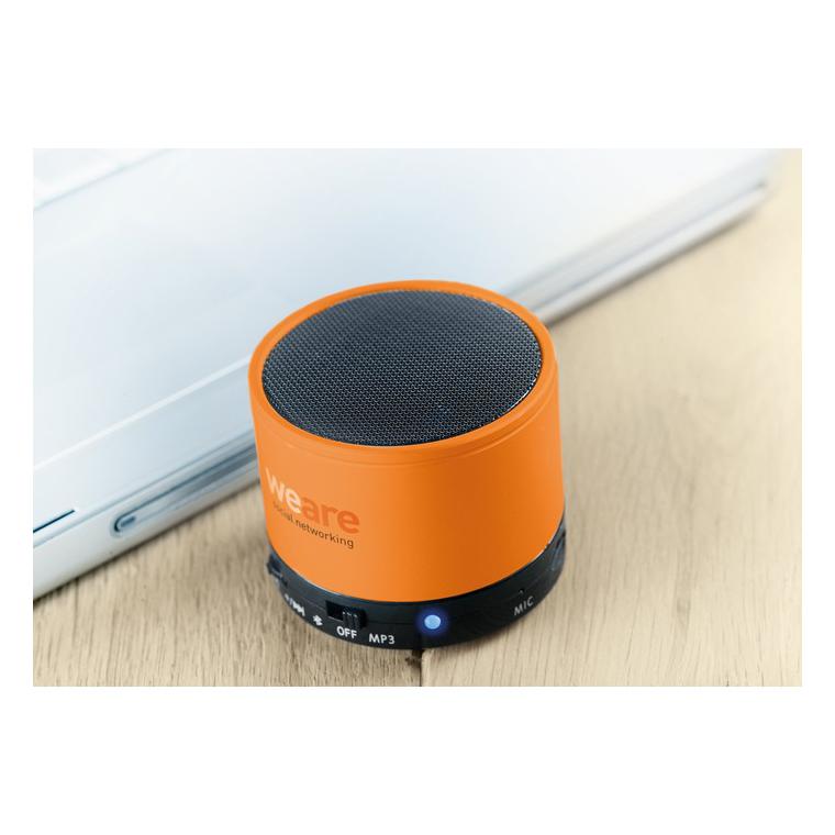 Boxă rotundă wireless ROUND BASS Portocaliu