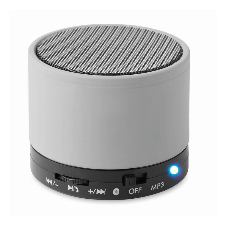 Boxă rotundă wireless ROUND BASS Argintiu mat