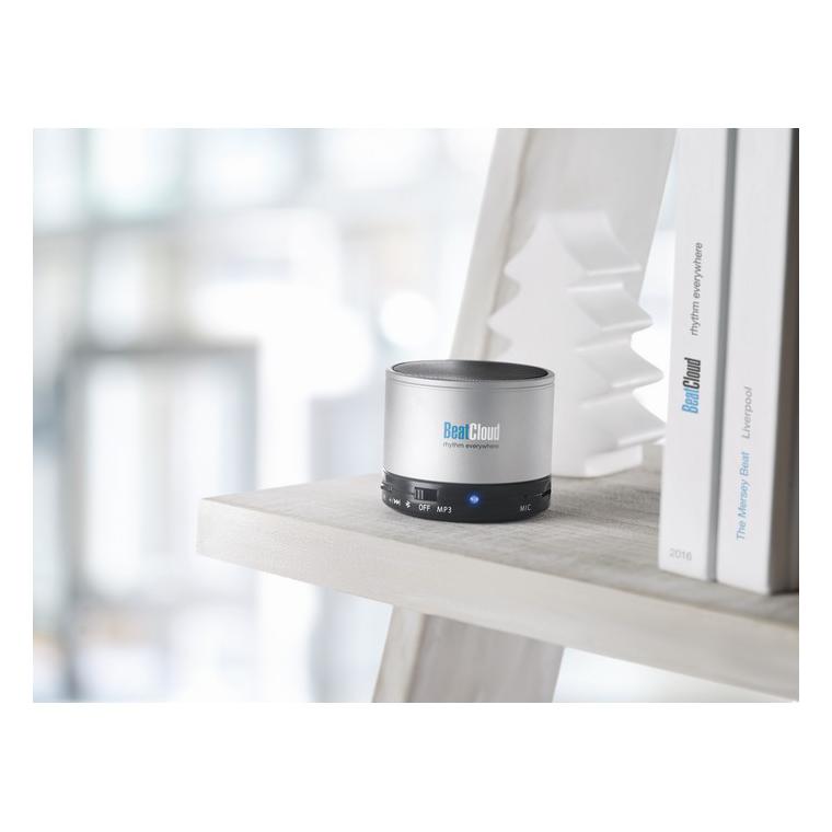 Boxă rotundă wireless ROUND BASS Argintiu mat