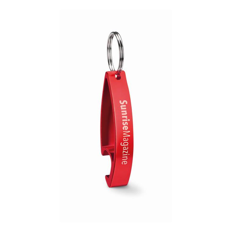 Breloc și desfăcător COLOUR TWICES Roșu