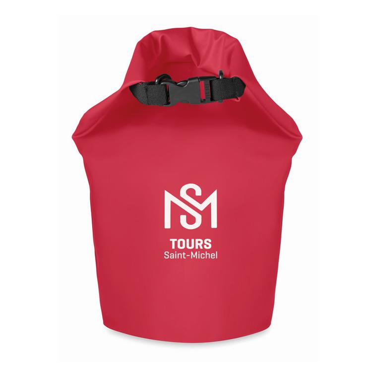 Geantă impermeabilă PVC 10L SCUBA Roșu