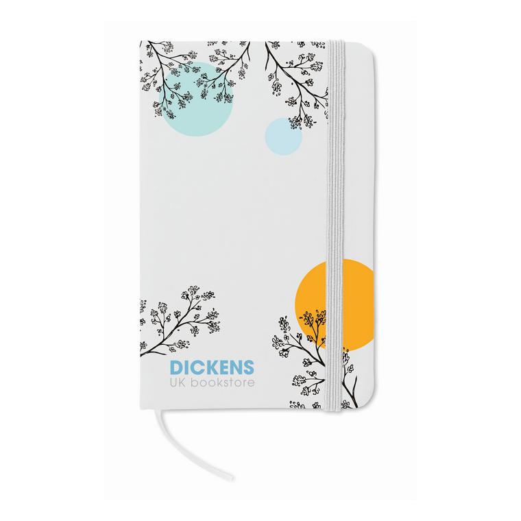 Carnet A6 liniat NOTELUX Alb
