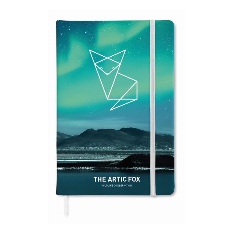 Carnet A5 liniat ARCONOT Alb