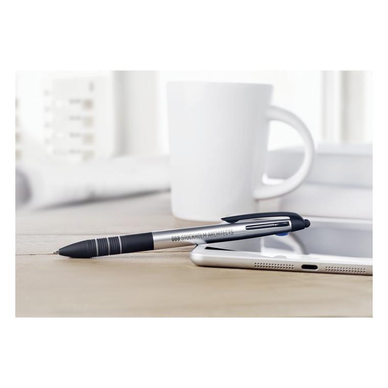 Pix cu 3 culori pentru ecran t MULTIPEN Argintiu