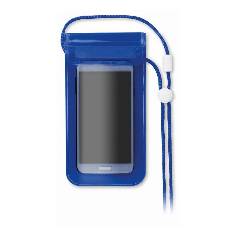 Husă impermeabilă smartphone COLOURPOUCH Albastru transparent