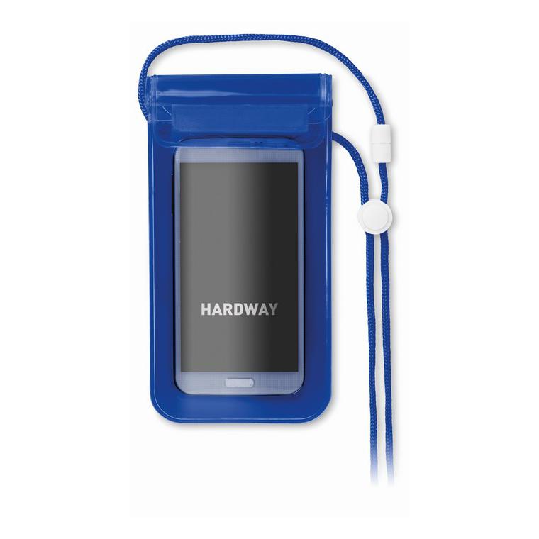 Husă impermeabilă smartphone COLOURPOUCH Albastru transparent