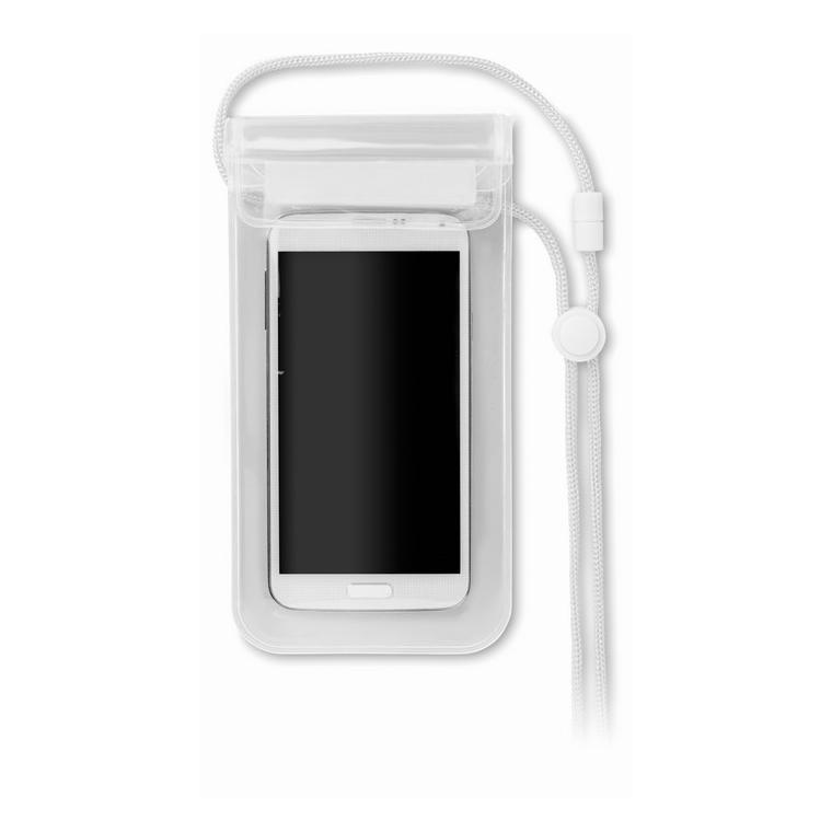 Husă impermeabilă smartphone COLOURPOUCH Alb transparent