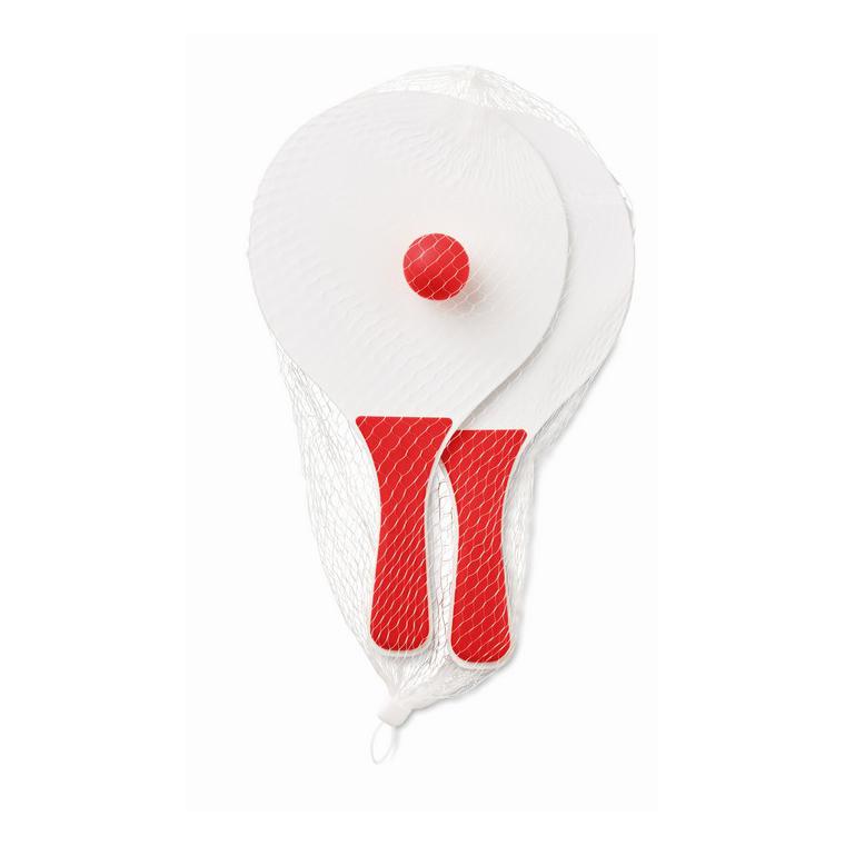 Set mic de tenis de plajă MINI MATCH Roșu