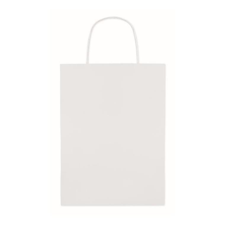 Pungă medie 150 gr/m² PAPER MEDIUM Alb