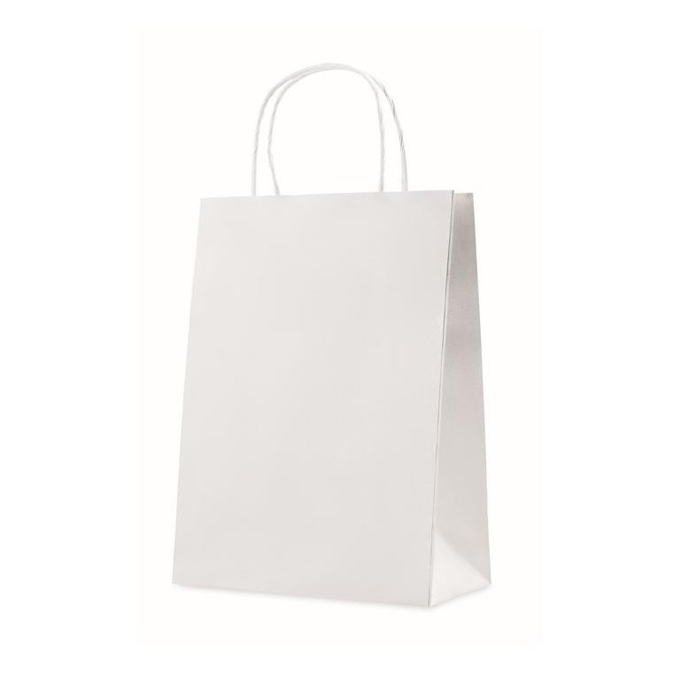 Pungă medie 150 gr/m² PAPER MEDIUM Alb