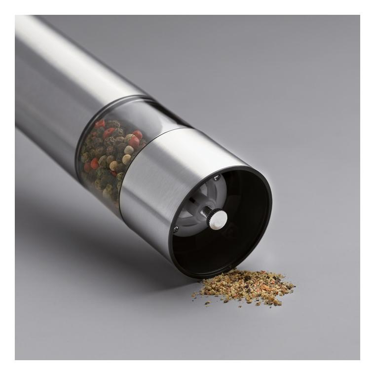 Râșnită electrică pentru sare GIRO Argintiu mat