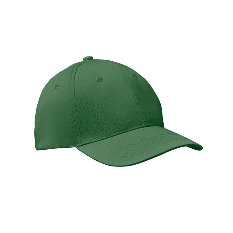 Șapcă cu 6 panele BASIE Verde Inchis