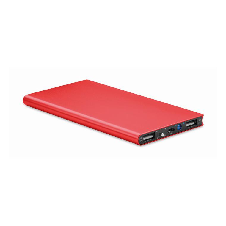 Baterie externă 8000 mAh POWERFLAT8 Roșu