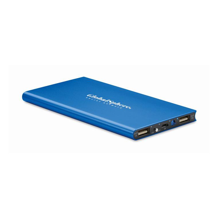Baterie externă 8000 mAh POWERFLAT8 Albastru regal