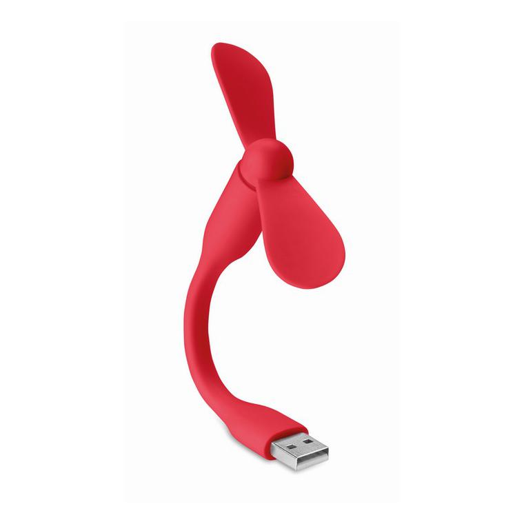 Ventilator portabil USB TATSUMAKI Roșu