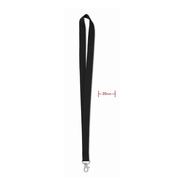 Lanyard SIMPLE LANY Negru