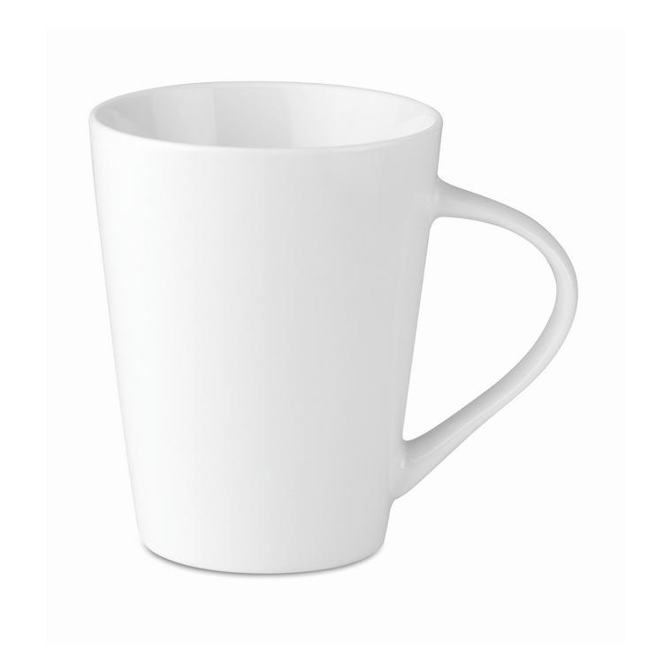250 ml de porțelan conic cana ROME Alb