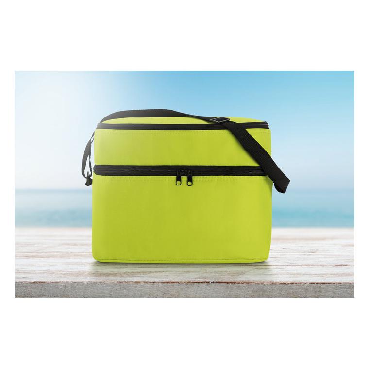 Geantă termoizolantă 2 comp. CASEY Lime