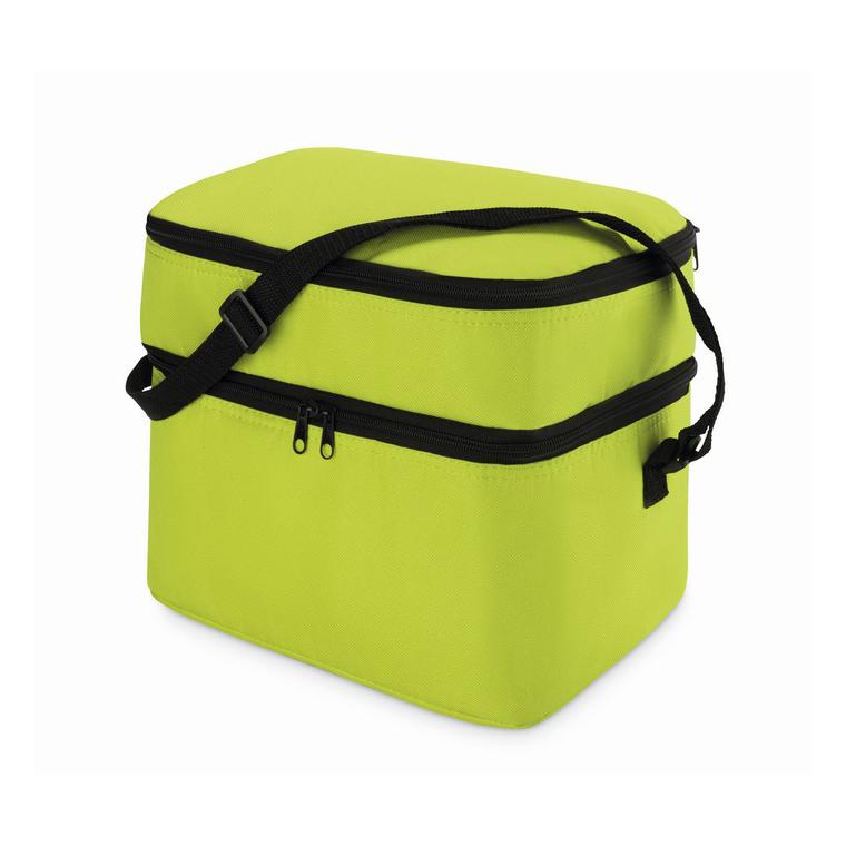 Geantă termoizolantă 2 comp. CASEY Lime
