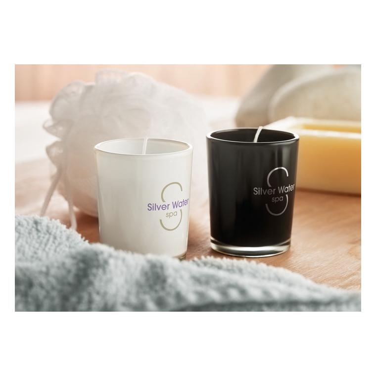 Lumânare în pahar SELIGHT Alb