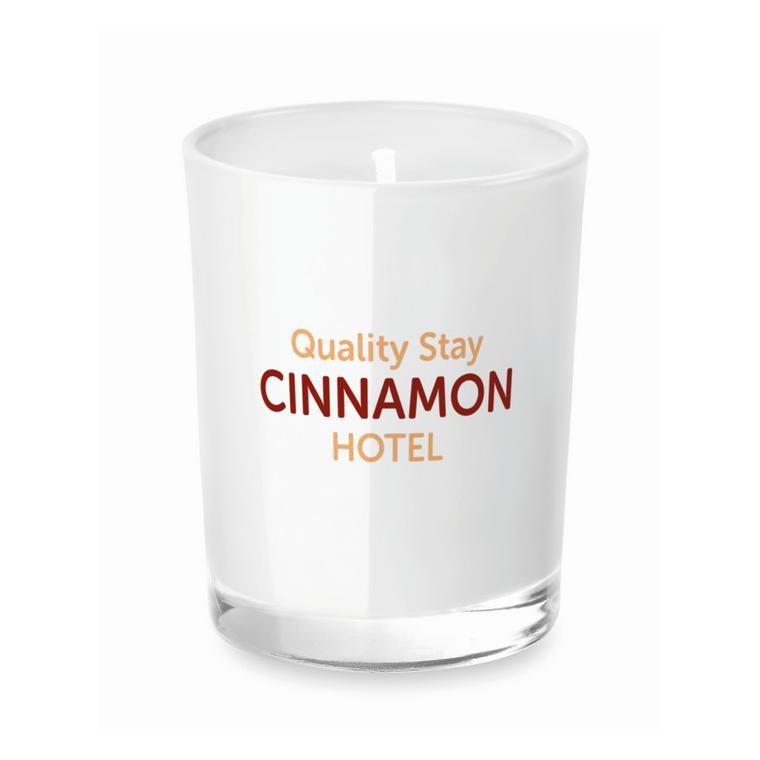 Lumânare în pahar SELIGHT Alb