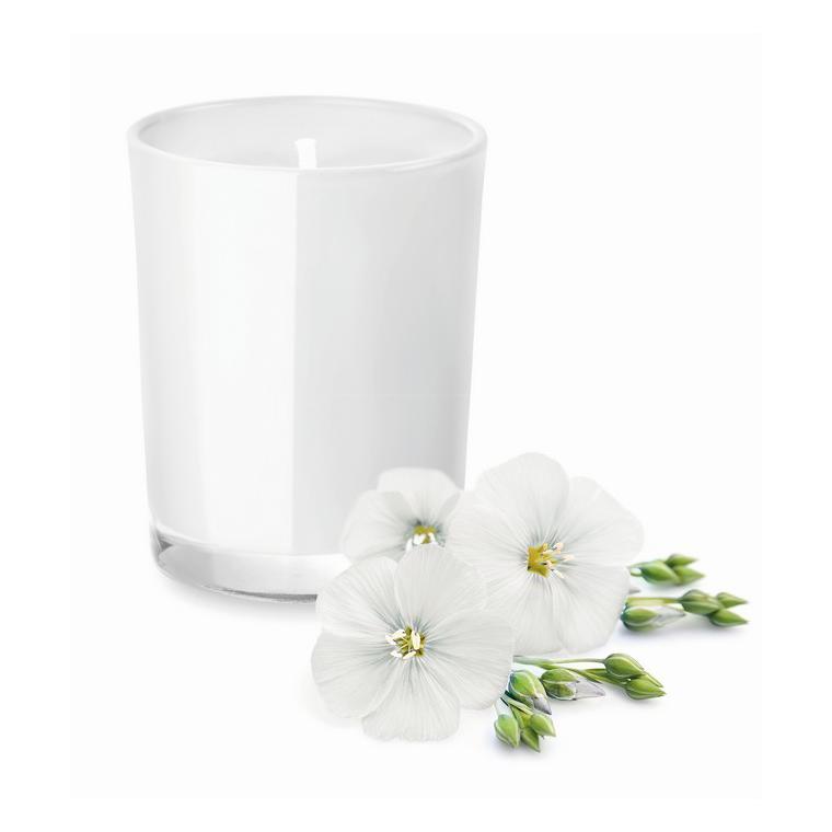 Lumânare în pahar SELIGHT Alb
