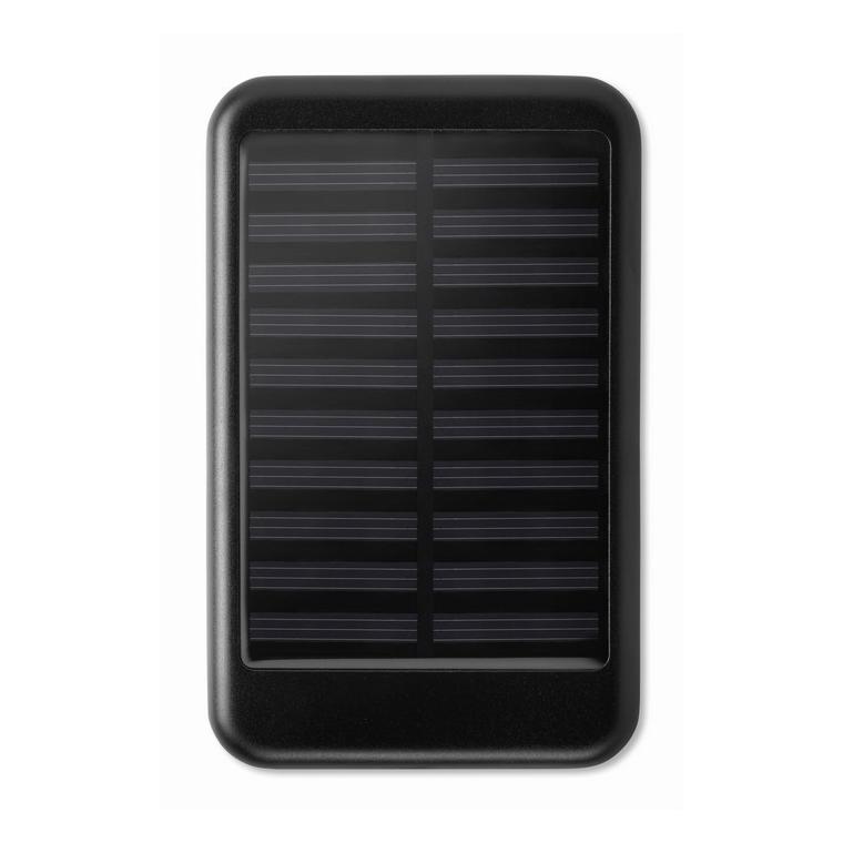 Baterie externă solară 4000mAh SOLARFLAT Negru