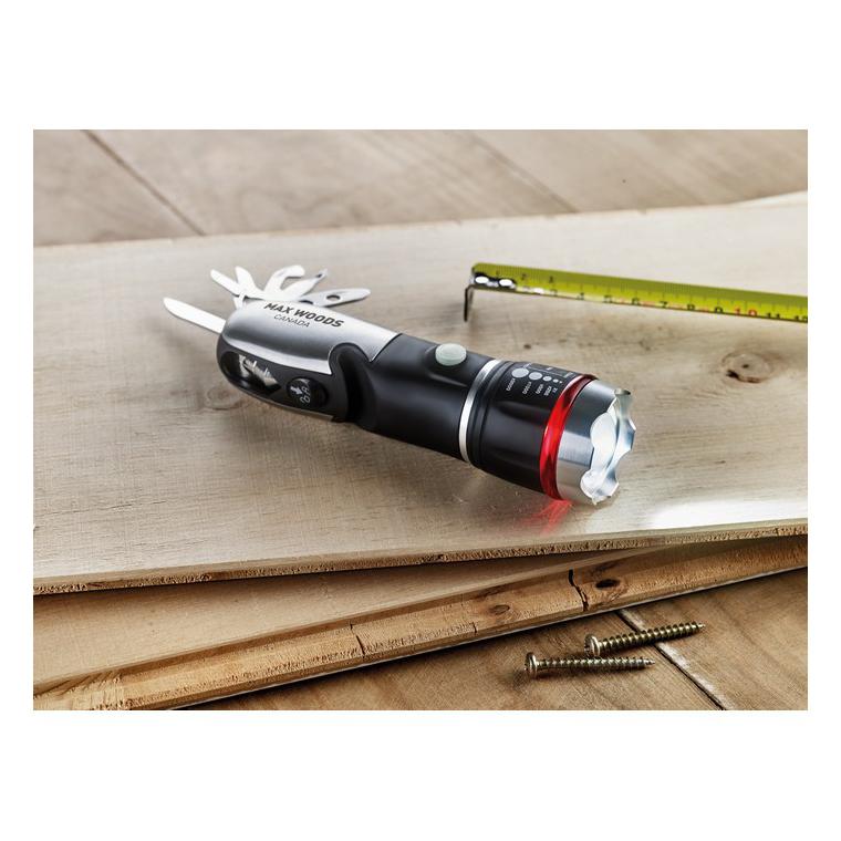 Lanternă multifuncțională HAMLIGHT Negru