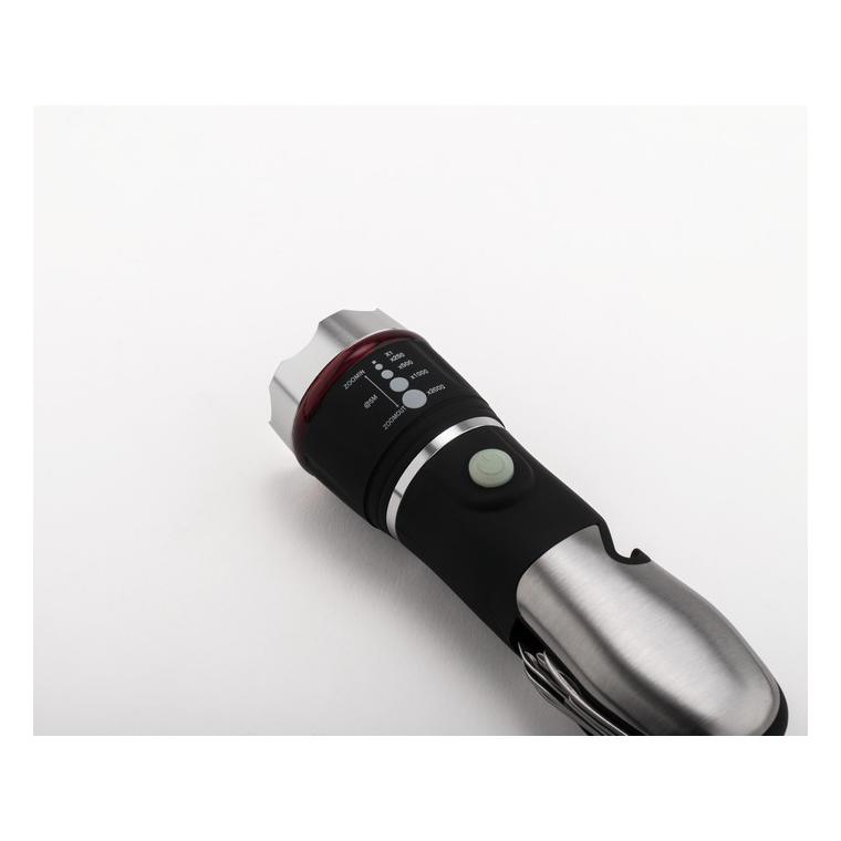 Lanternă multifuncțională HAMLIGHT Negru