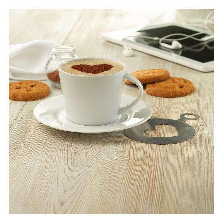 Cappuccino ceasca si farfurie PARIS Alb